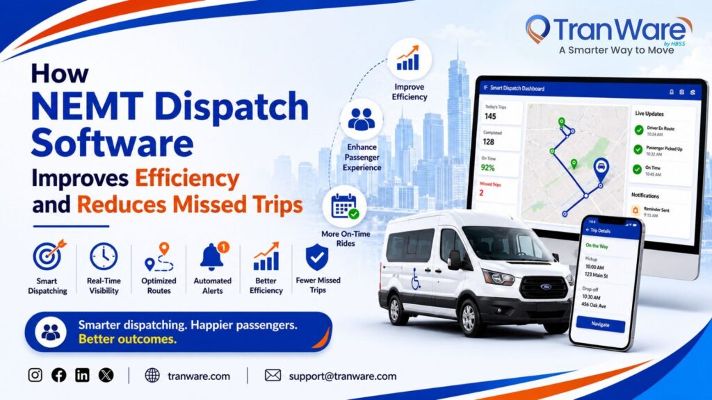 How NEMT Dispatch Software Improves Efficiency and Reduces Missed Trips