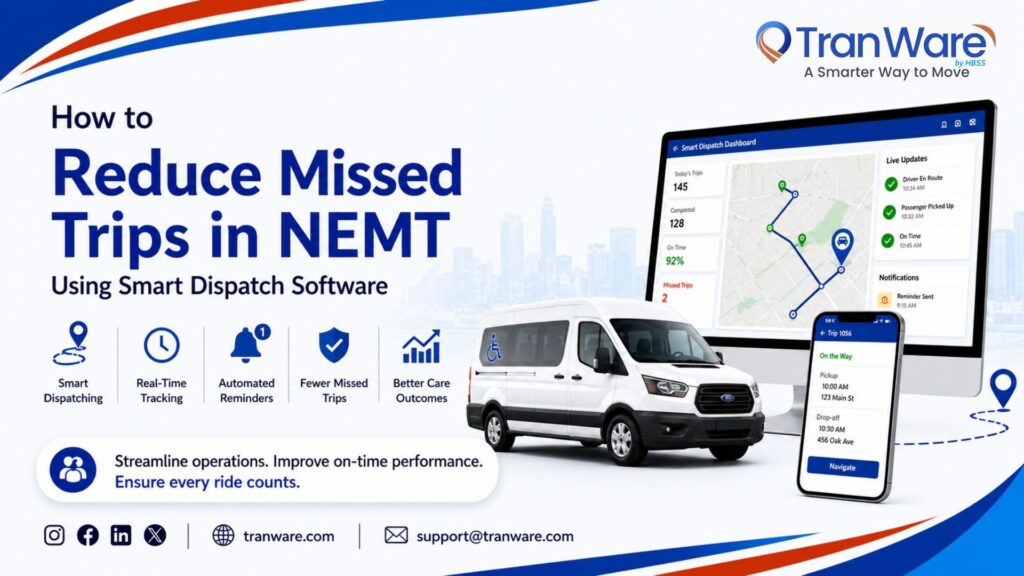 How to Reduce Missed Trips in NEMT Using Smart Dispatch Software