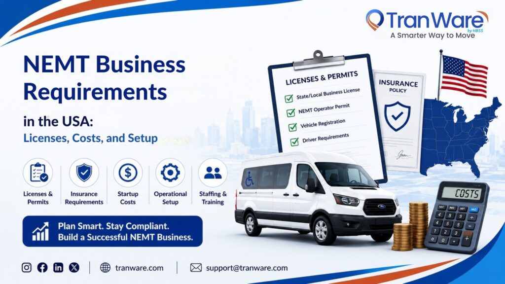 NEMT Business Requirements in the USA: Licenses, Costs, and Setup