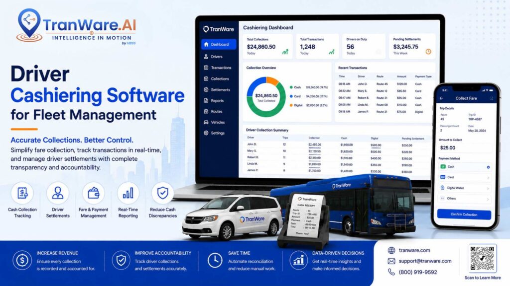 Driver Cashiering Software: Simplify Driver Payments, Shifts, and Fleet Financial Management