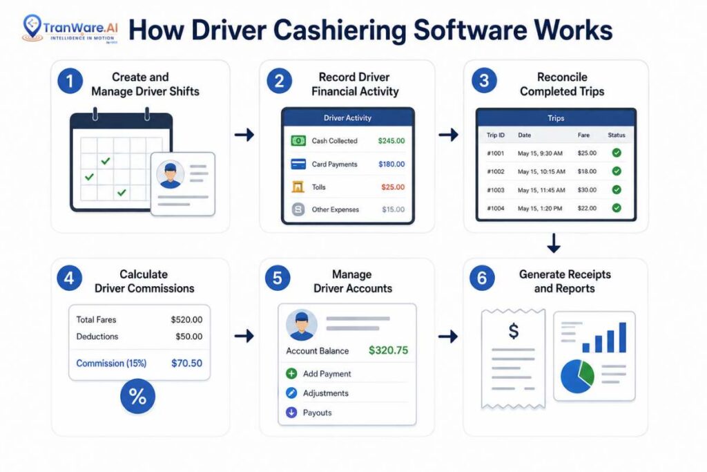 How Driver Cashiering Software Works - TranWare