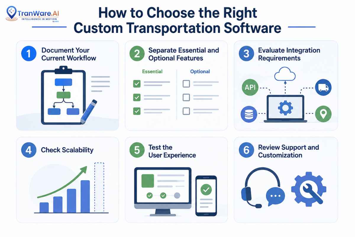 How to Choose the Right Custom Transportation Software