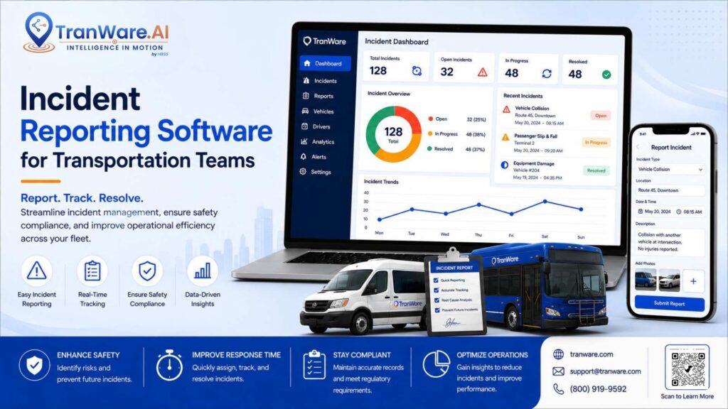 Incident Reporting Software for Transportation Teams