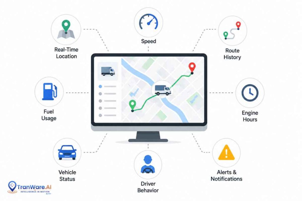 Vehicle Tracking Software Data: What Can You Monitor?