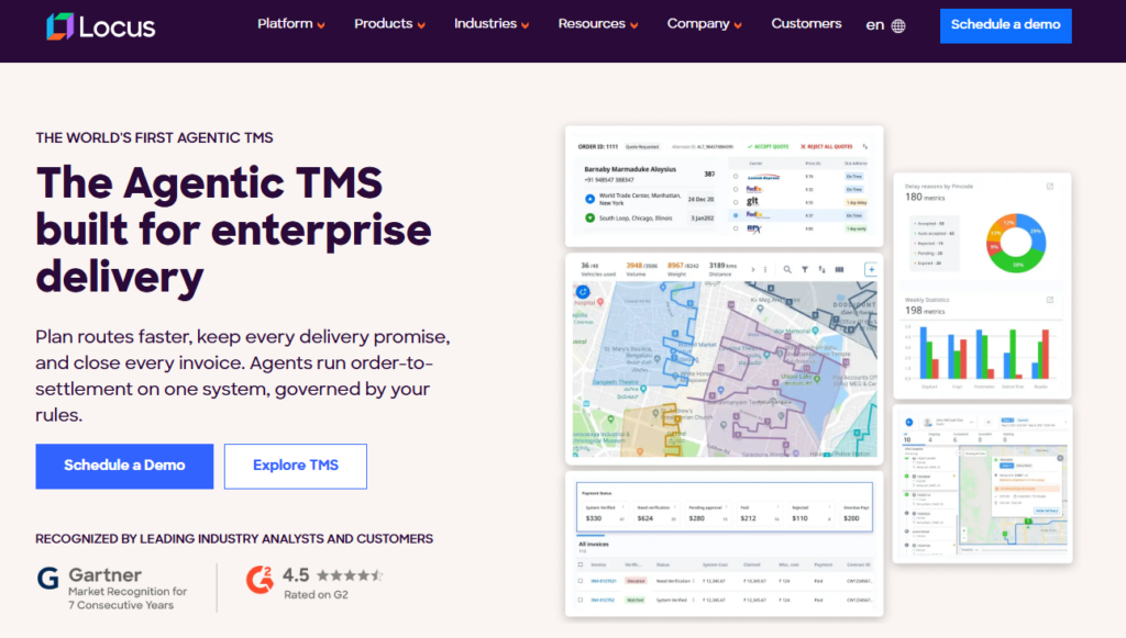 Locus — Best for Enterprise Delivery and Logistics Orchestration
