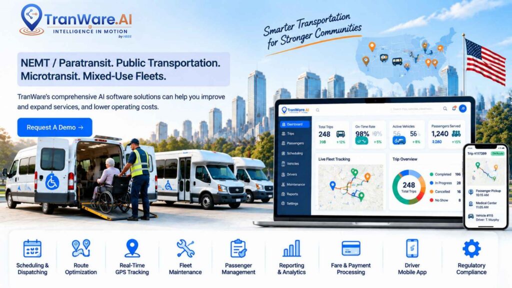 TranWare Ai - NEMT and Paratransit Software Companies in the USA
